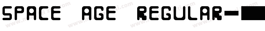 Space Age Regular字体转换